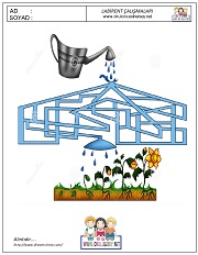 anaokulları için Labirent Bulmaca